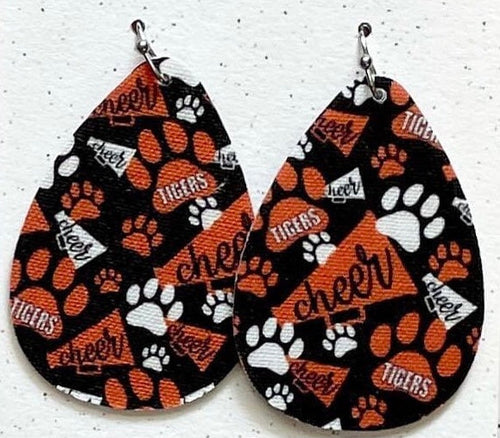 FCCT CHEER & PAW EARRINGS