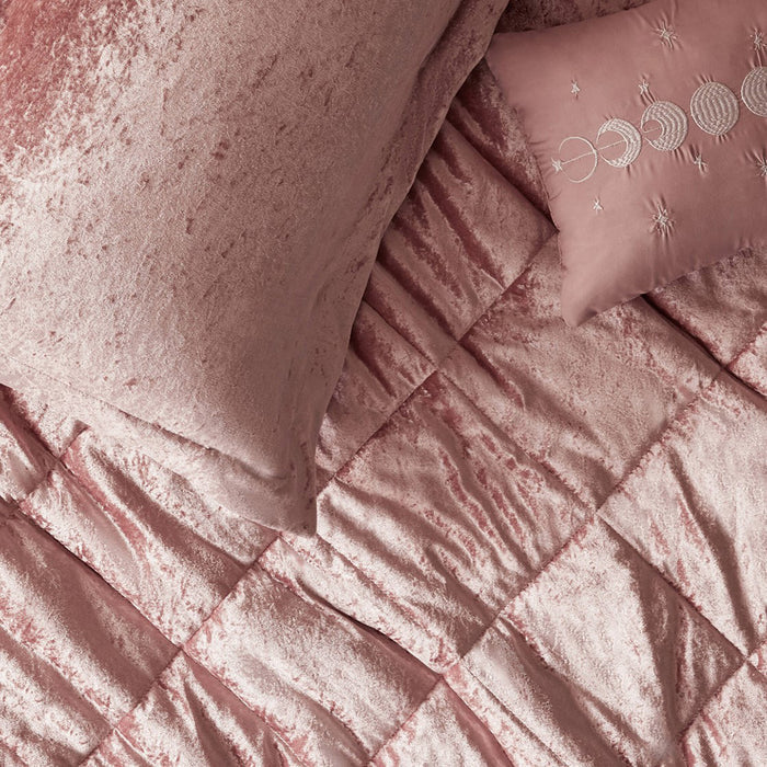 Felicia Reversible Velvet Comforter Set