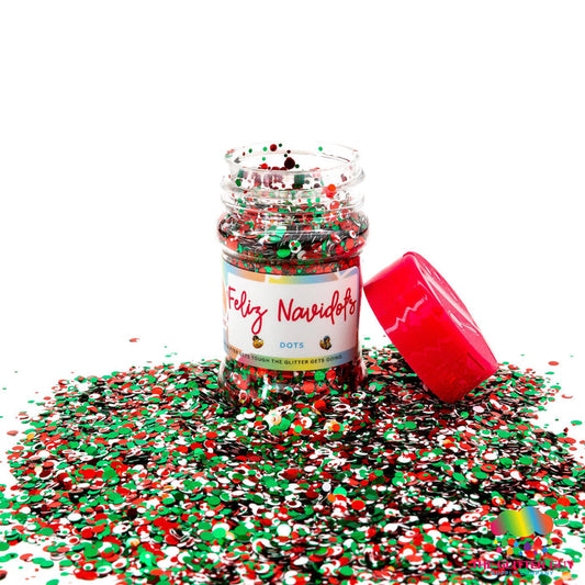 Feliz Navidots | Glitter from The Glitter Guy