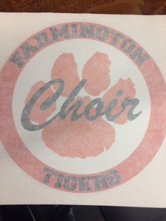 FHS CHOIR CAR DECAL
