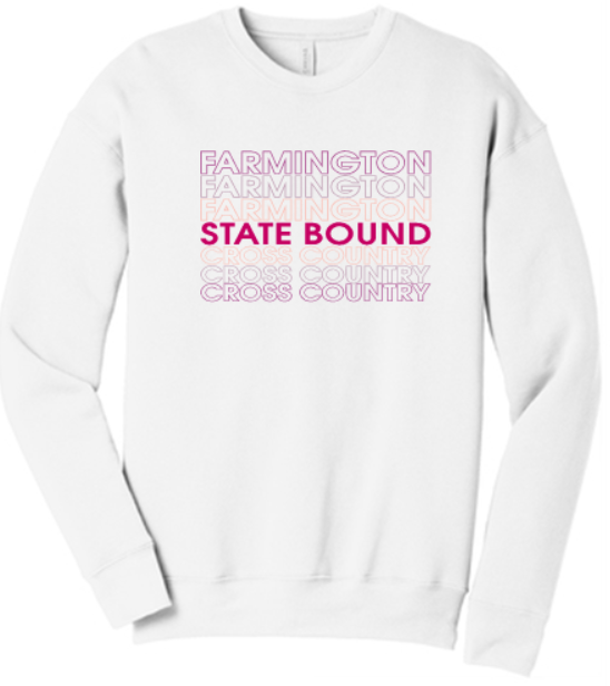 FHS GIRLS XC STATE ECOSMART YOUTH  CREWNECK SWEATSHIRT