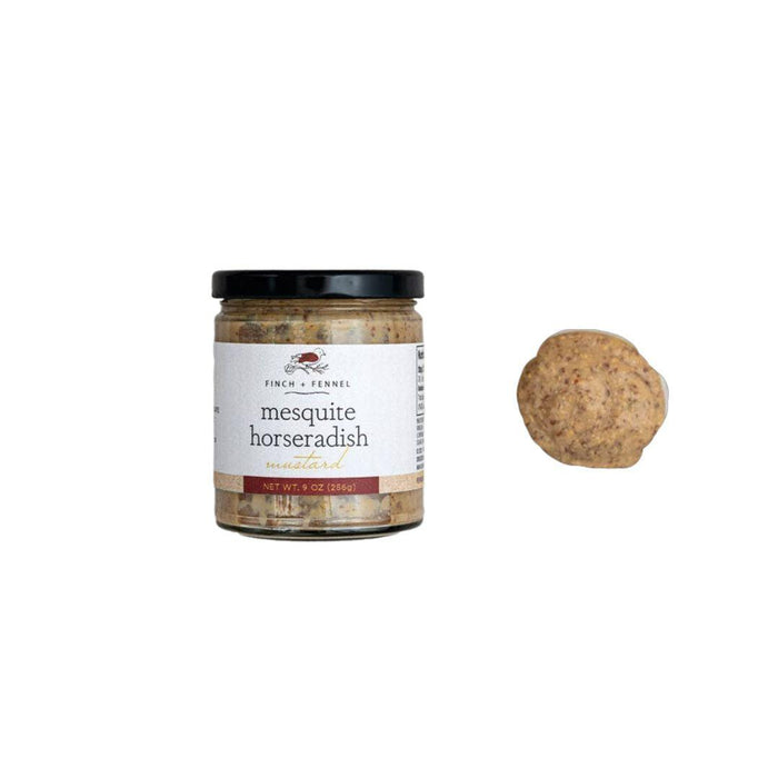 Finch + Fennel Mesquite Horseradish Mustard 9 oz