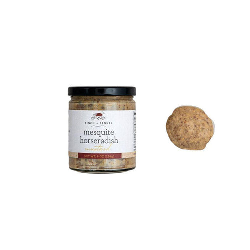 Finch + Fennel Mesquite Horseradish Mustard 9 oz