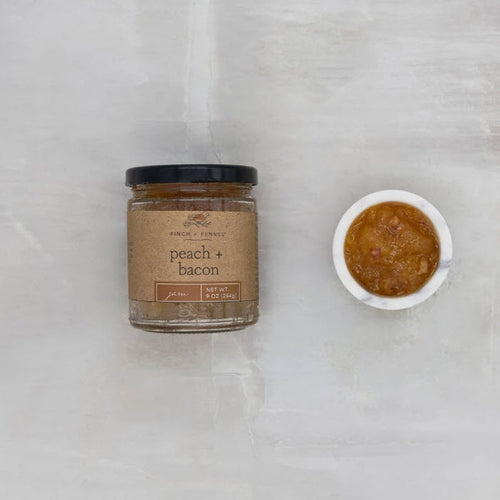 Finch + Fennel Peach + Bacon Jam 9 oz