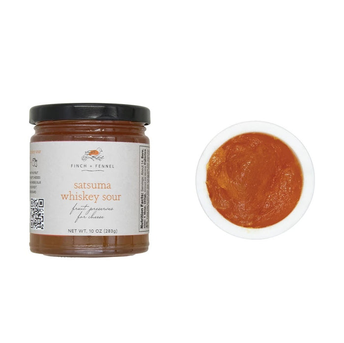 Finch + Fennel Satsuma Whiskey Sour Fruit Preserves for Cheese10 oz