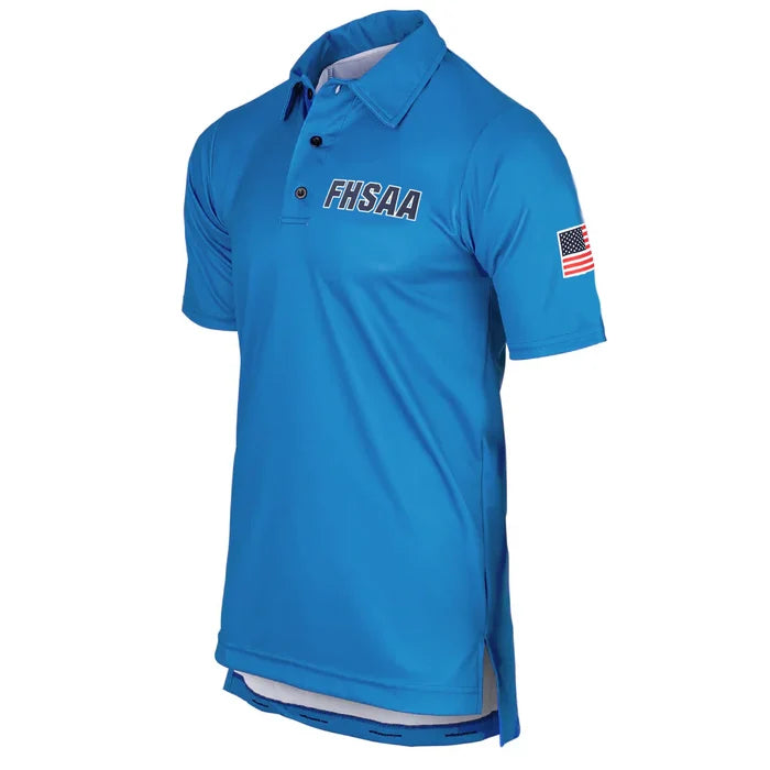 Florida (FHSAA) Smitty Men's Bright Blue Track & Cross Country Referee Shirt