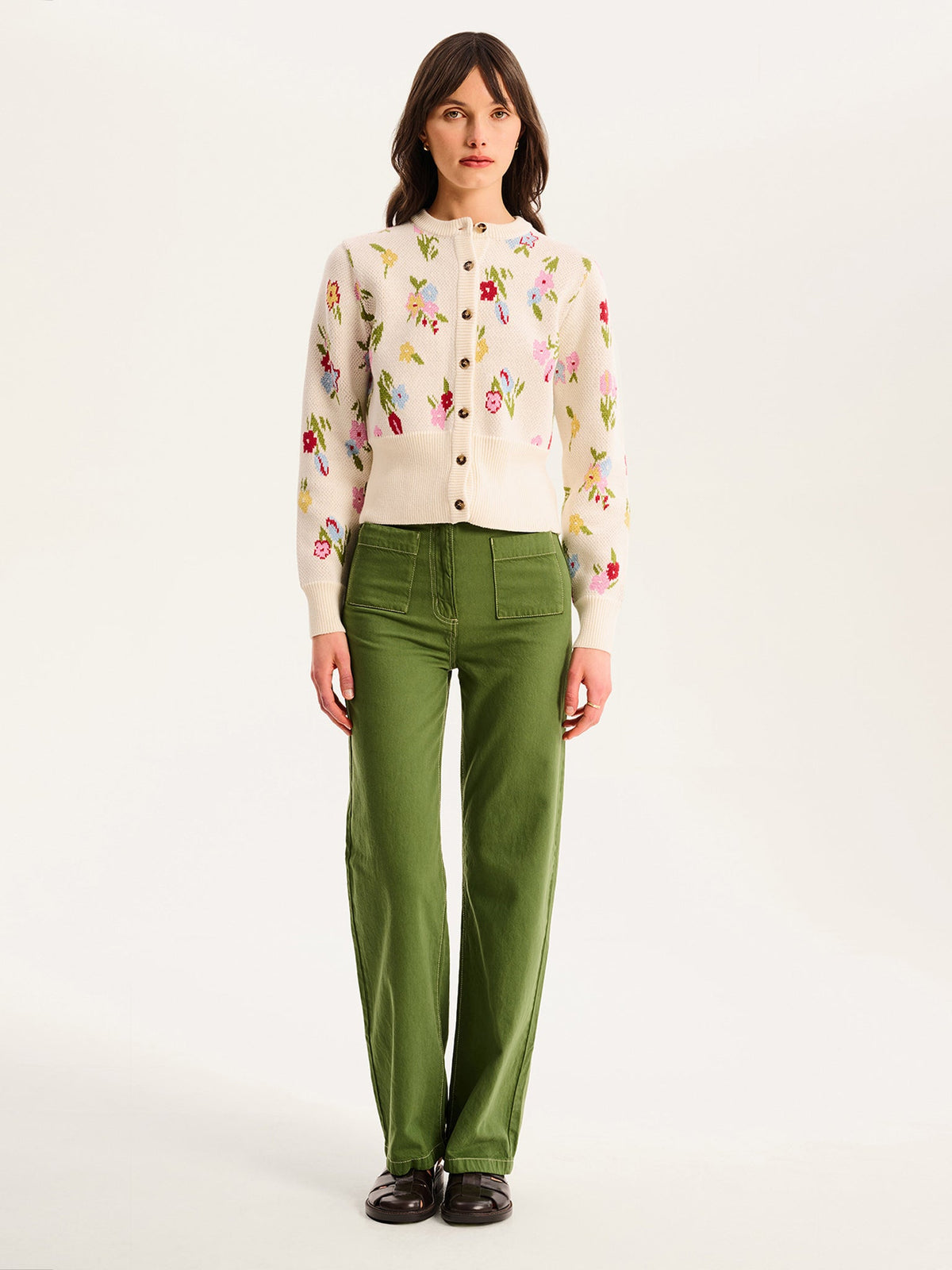 Flynn Floral Cardigan