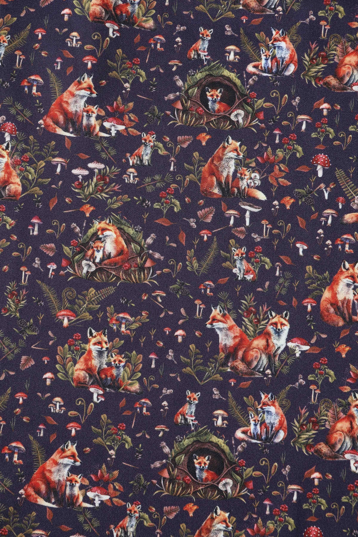 Amanda Purple Fox Den Swing Dress