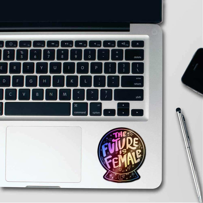 Future is female Holographic Stickers - Holographic stickers | STICK IT UP