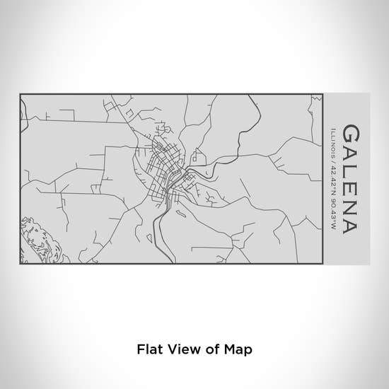 Galena Map Insulated Bottle in Stainless Steel
