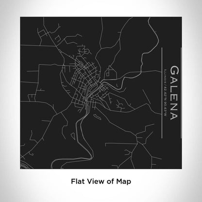 Galena Map Tumbler Matte Black