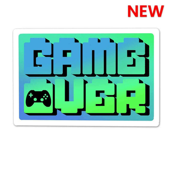 Game Over : Let's Replay Sticker - Stickers | STICK IT UP