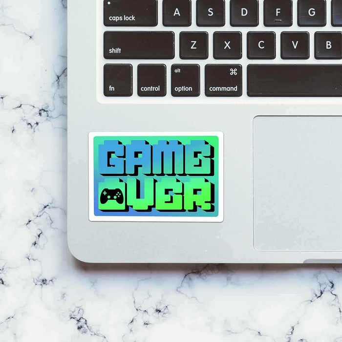 Game Over : Let's Replay Sticker - Stickers | STICK IT UP