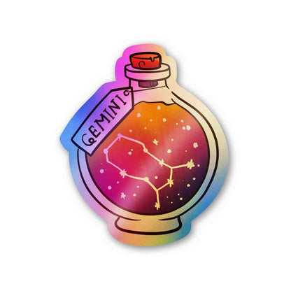 Gemini Holographic Stickers - Holographic stickers | STICK IT UP