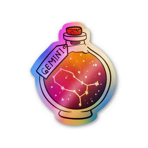 Gemini Holographic Stickers - Holographic stickers | STICK IT UP