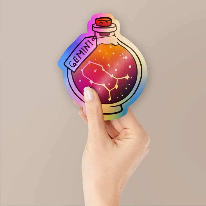 Gemini Holographic Stickers - Holographic stickers | STICK IT UP