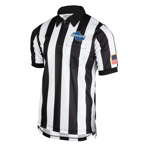 Georgia (GHSA) Body Flex Football Referee Shirt