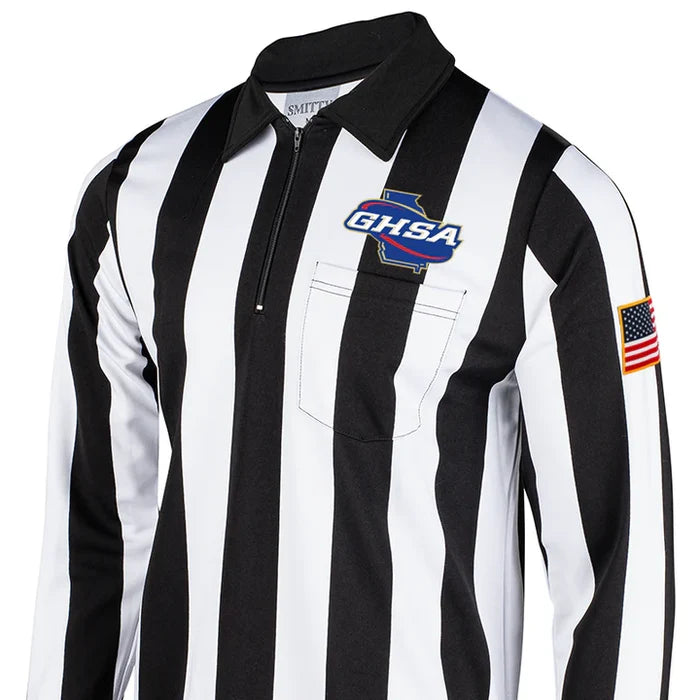 Georgia (GHSA) Football Referee Long Sleeve Shirt