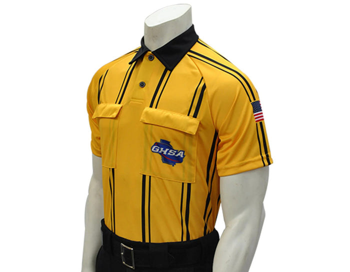 Georgia (GHSA) Gold Soccer Referee Shirt