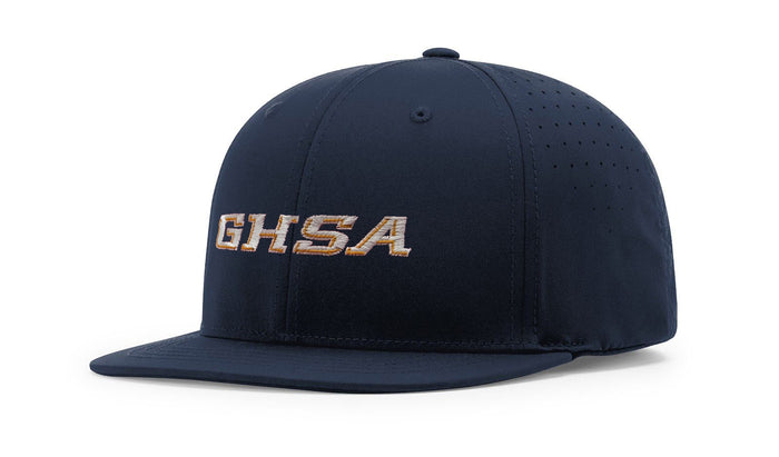 Georgia (GHSA) Richardson 733 Navy 4-Stitch Performance Ignite LT Umpire Gold Hat