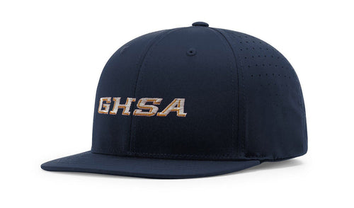 Georgia (GHSA) Richardson 733 Navy 4-Stitch Performance Ignite LT Umpire Gold Hat