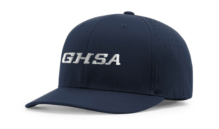Georgia (GHSA) Richardson 743 Navy 6-Stitch Performance Ignite LT Umpire White Hat