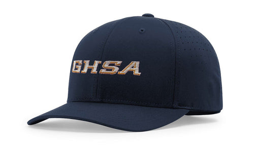 Georgia (GHSA) Richardson 753 Navy 8-Stitch Performance Ignite LT Umpire Gold Hat