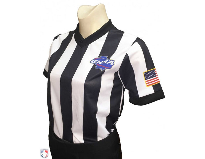 Georgia (GHSA) Smitty Women's Body Flex Basketball Referee Shirt