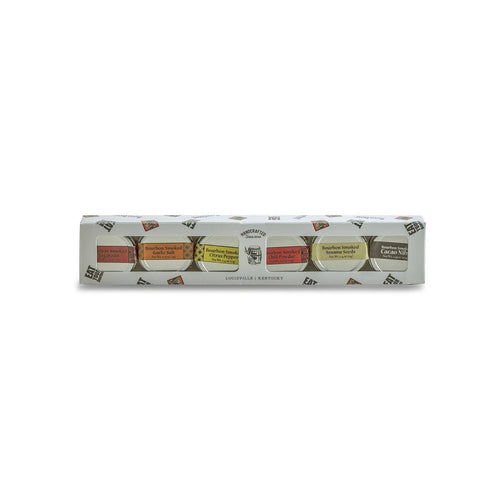 Gift Set of Mini Tins of Bourbon Barrel Foods Spice Blends
