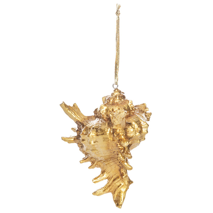 A Gold Lace Murex Shell Ornament.