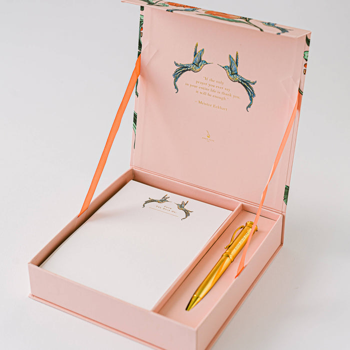 Good Juju Ink Hummingbird Luxury Stationery Set