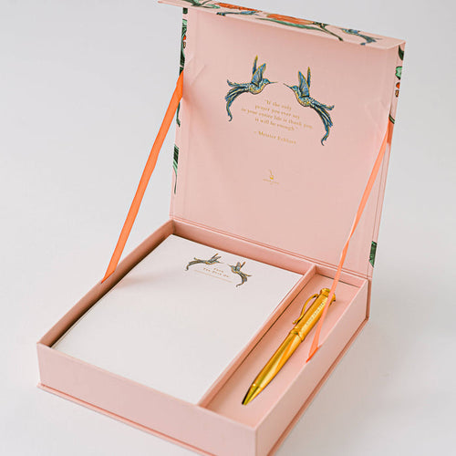 Good Juju Ink Hummingbird Luxury Stationery Set