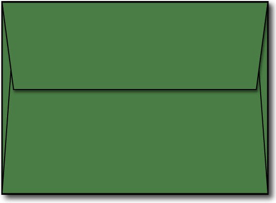 24lb Green, A7 5 1/4 x 7 1/4 Envelopes,