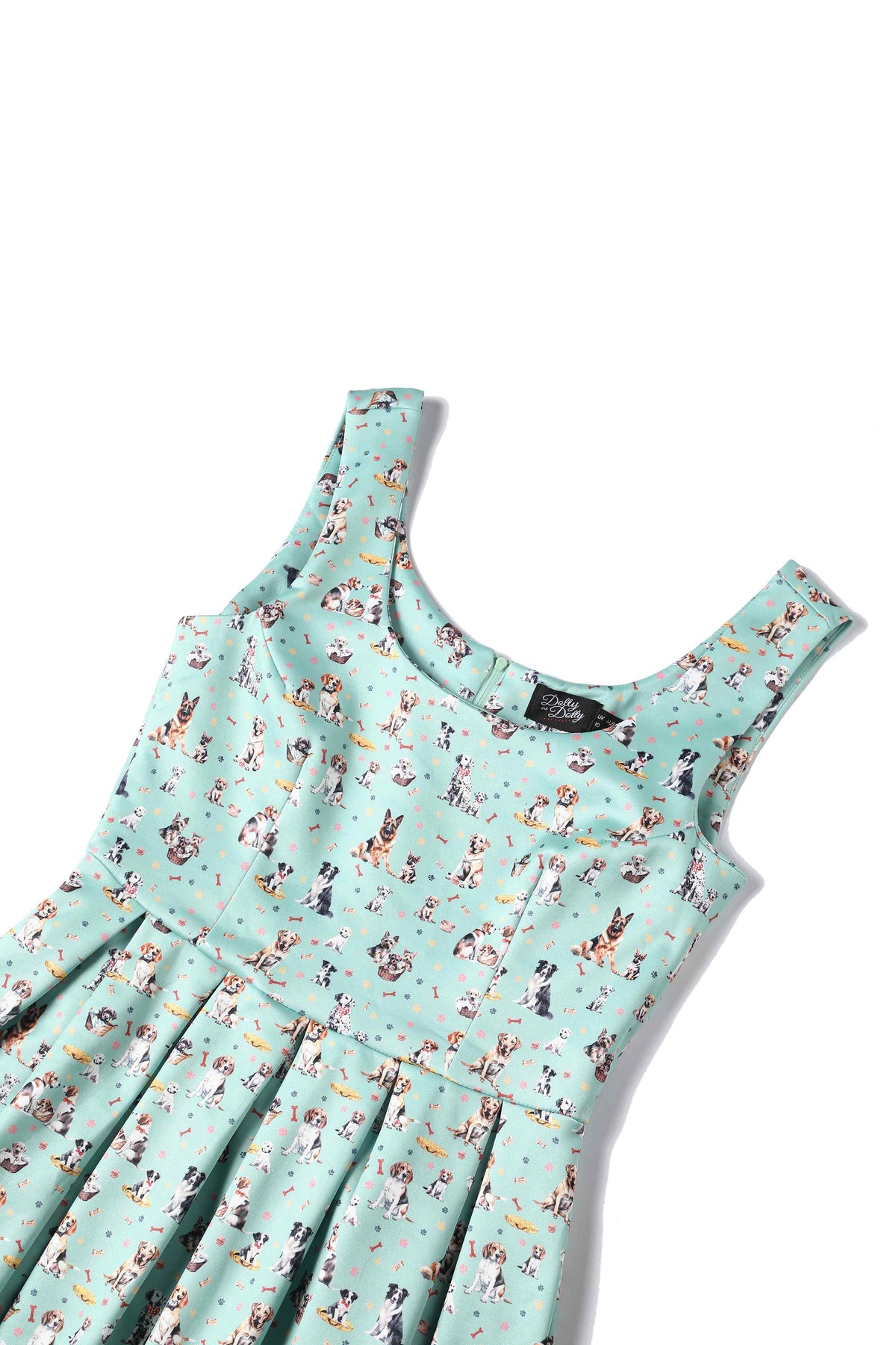 Amanda Green Dog Swing Dress
