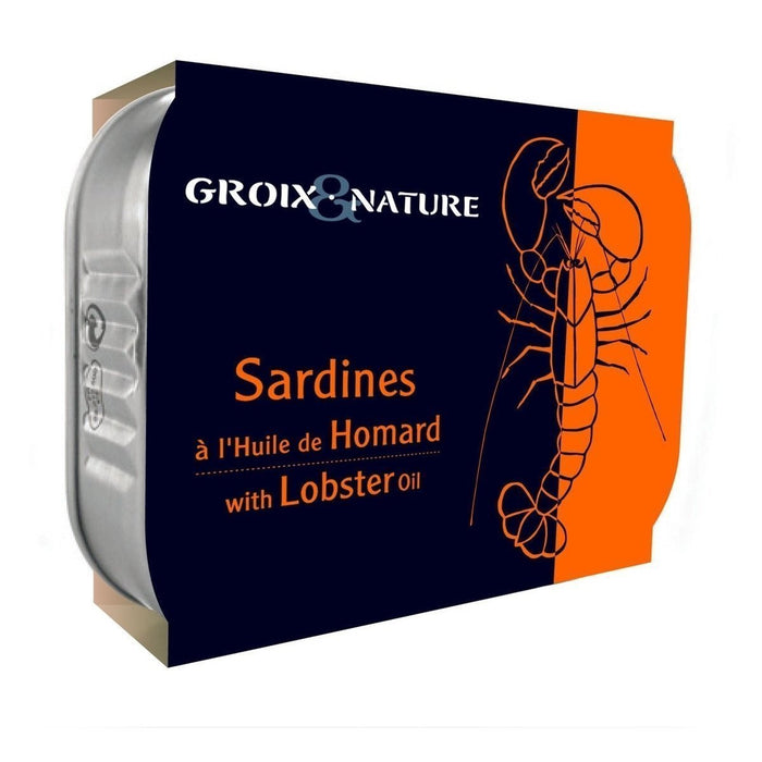 Groix et Nature Sardines in Lobster Oil 4oz
