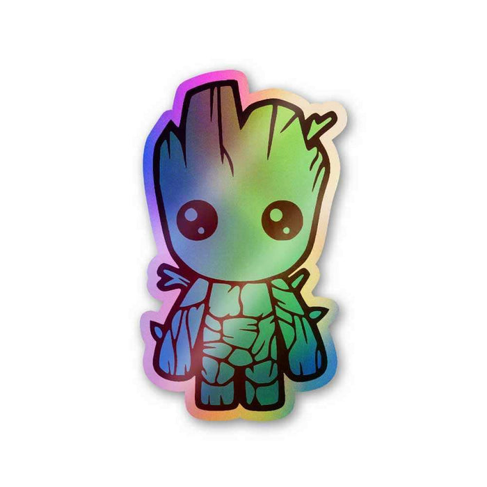 Groot Holographic Stickers - Holographic stickers | STICK IT UP