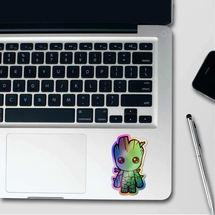 Groot Holographic Stickers - Holographic stickers | STICK IT UP