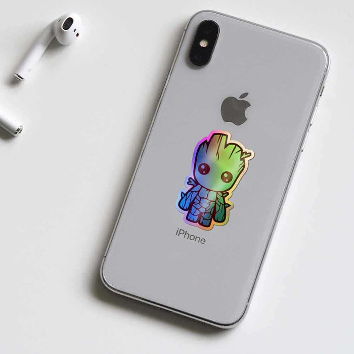Groot Holographic Stickers - Holographic stickers | STICK IT UP