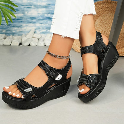 Hadley | Women's Adjustable Wedge Sandals