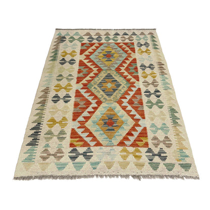 Handmade Multi Kilim Geometric 2x4 ft