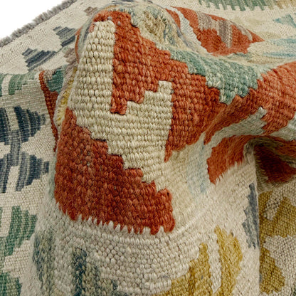 Handmade Multi Kilim Geometric 2x4 ft