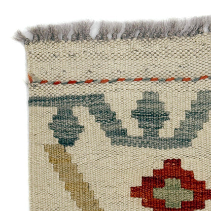 Handmade Multi Kilim Geometric 2x4 ft