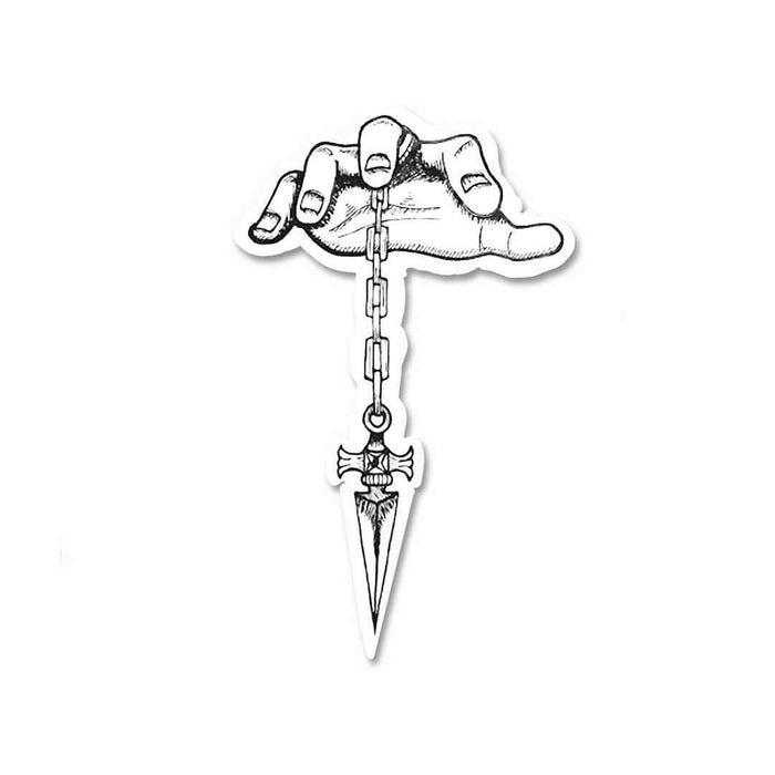 Hand with knife Sticker - Stickers | STICK IT UP
