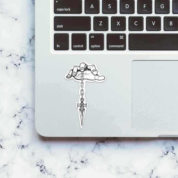 Hand with knife Sticker - Stickers | STICK IT UP