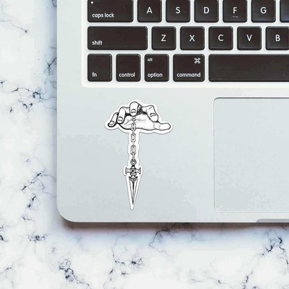 Hand with knife Sticker - Stickers | STICK IT UP