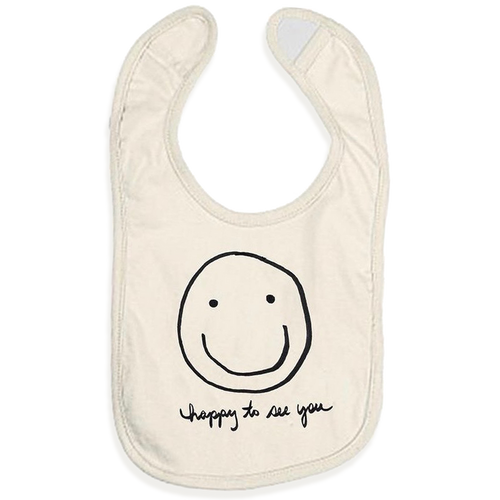 Happy To See You Bib