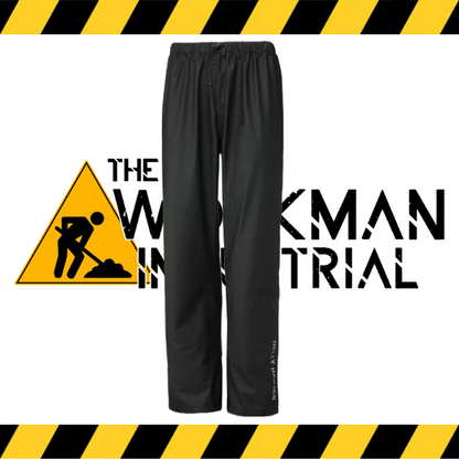 Helly Hansen Voss lightweight and packable waterproof rain pants.