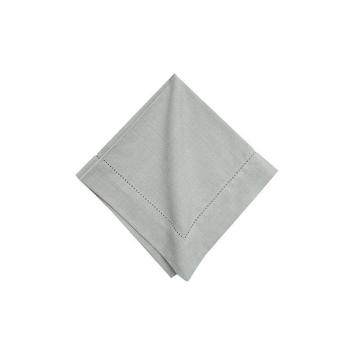 Hemstitch Table Linens table linens displayed as a coordinated tabletop setting.