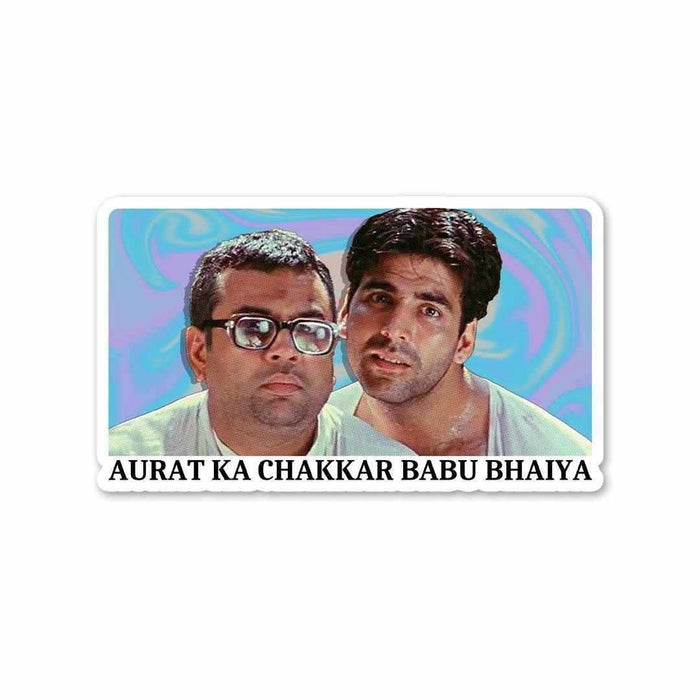 Hera Pheri - Aurat ka chakkar Babu Bhaiya Sticker - Stickers | STICK IT UP