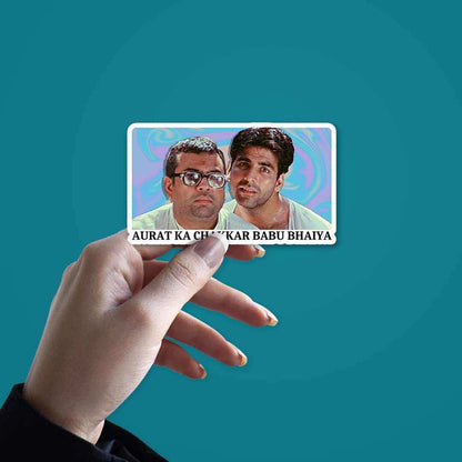 Hera Pheri - Aurat ka chakkar Babu Bhaiya Sticker - Stickers | STICK IT UP